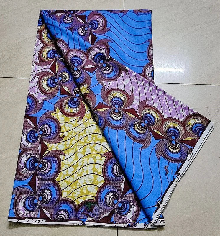 100% Cotton Nigeria Ankara Wax Fabrics Block Prints Batik Dutch High Quality Sewing Cloth 2023 Newest Fashion African Wax Fabric