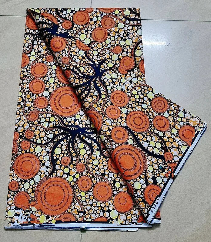 100% Cotton Nigeria Ankara Wax Fabrics Block Prints Batik Dutch High Quality Sewing Cloth 2023 Newest Fashion African Wax Fabric