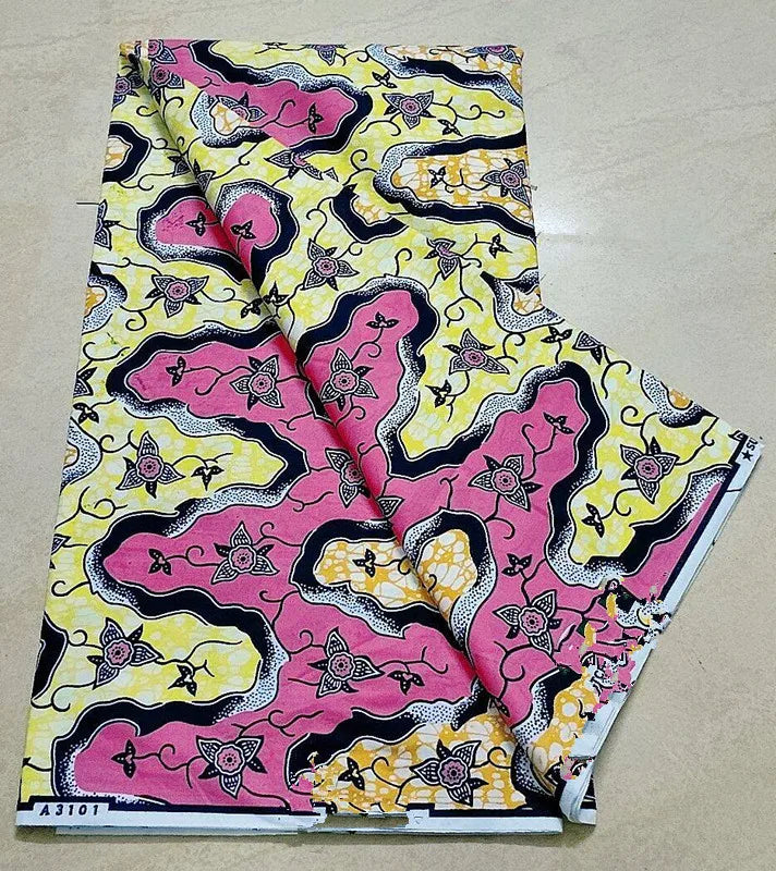 100% Cotton Nigeria Ankara Wax Fabrics Block Prints Batik Dutch High Quality Sewing Cloth 2023 Newest Fashion African Wax Fabric