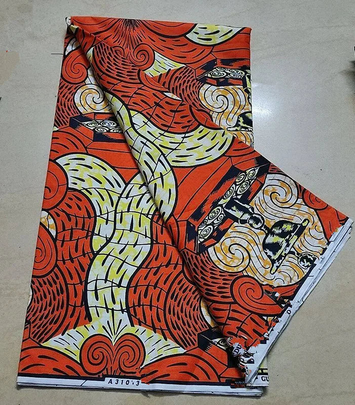 100% Cotton Nigeria Ankara Wax Fabrics Block Prints Batik Dutch High Quality Sewing Cloth 2023 Newest Fashion African Wax Fabric