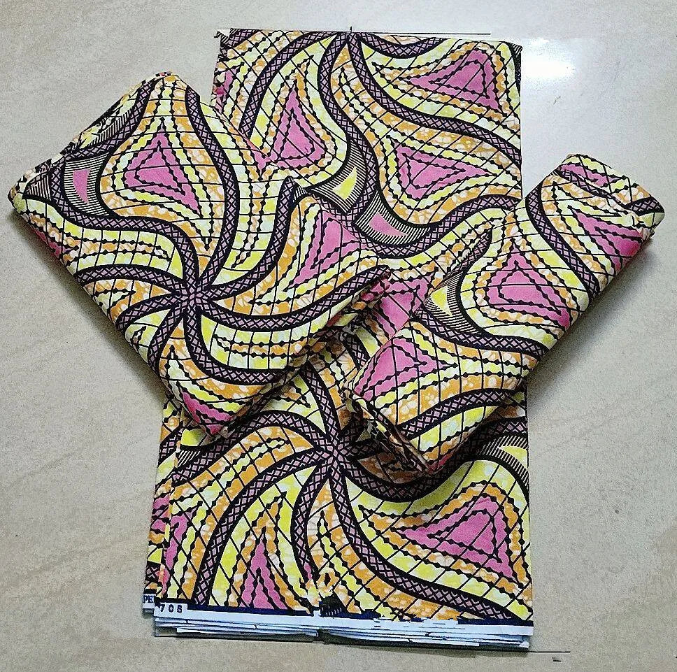 African Wax Fabric 6Yard Ankara Fabric 2022 New African Fabric Print 100% polyester Pagne African Wax For Wedding Dress Sewing