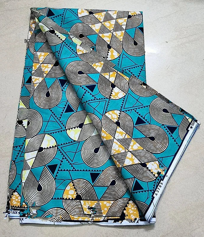 100% Cotton Nigeria Ankara Wax Fabrics Block Prints Batik Dutch High Quality Sewing Cloth 2023 Newest Fashion African Wax Fabric