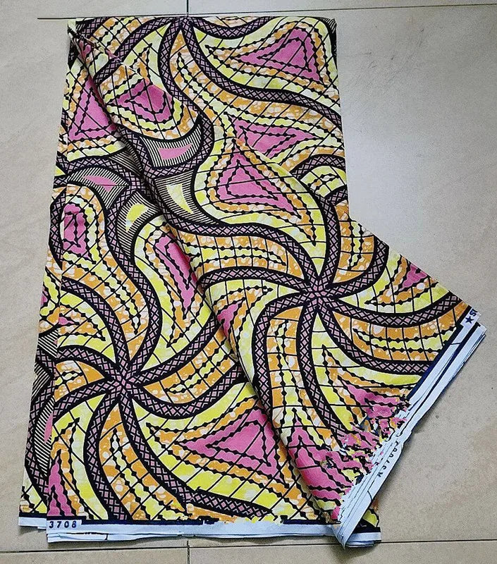 100% Cotton Nigeria Ankara Wax Fabrics Block Prints Batik Dutch High Quality Sewing Cloth 2023 Newest Fashion African Wax Fabric