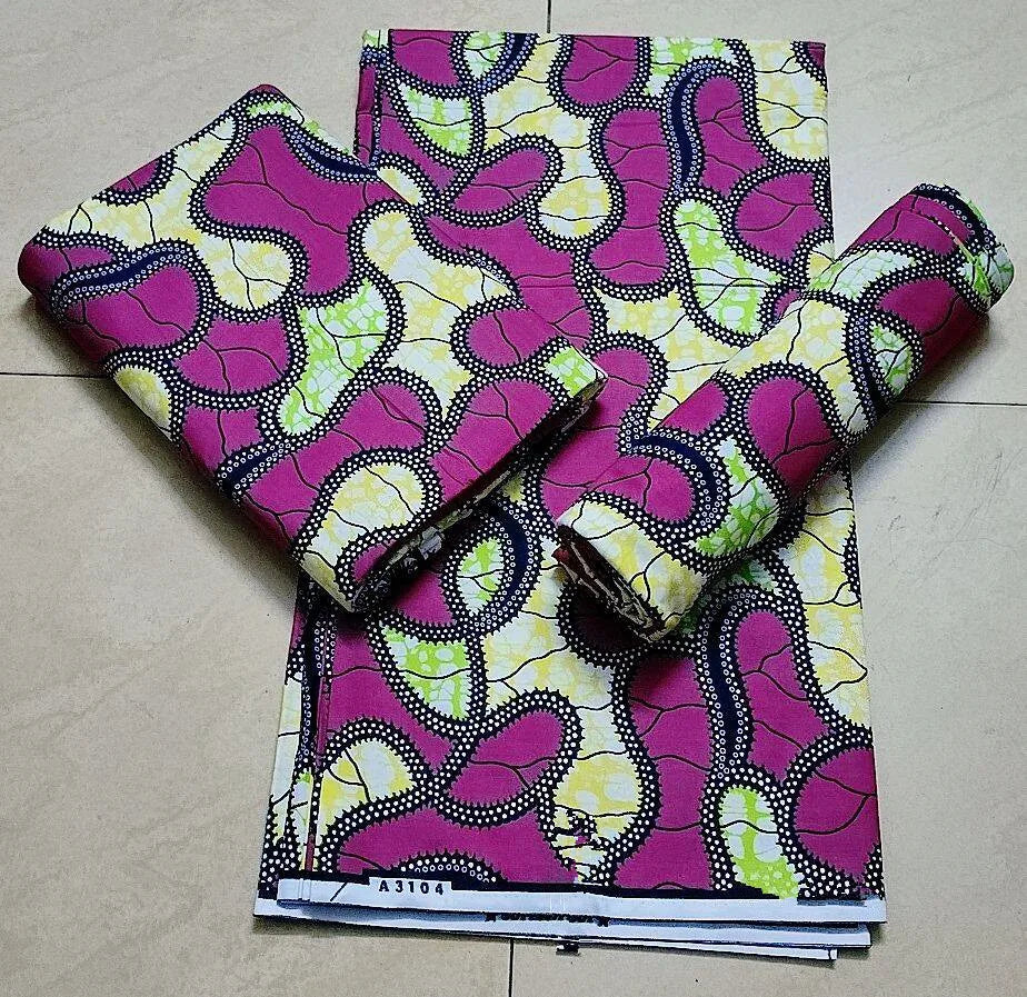 African Wax Fabric 6Yard Ankara Fabric 2022 New African Fabric Print 100% polyester Pagne African Wax For Wedding Dress Sewing