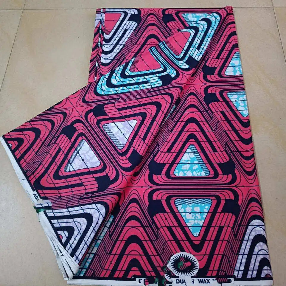 100% Cotton Nigeria Ankara Wax Fabrics Block Prints Batik Dutch High Quality Sewing Cloth 2023 Newest Fashion African Wax Fabric