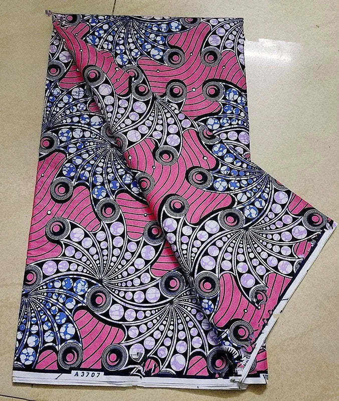 100% Cotton Nigeria Ankara Wax Fabrics Block Prints Batik Dutch High Quality Sewing Cloth 2023 Newest Fashion African Wax Fabric