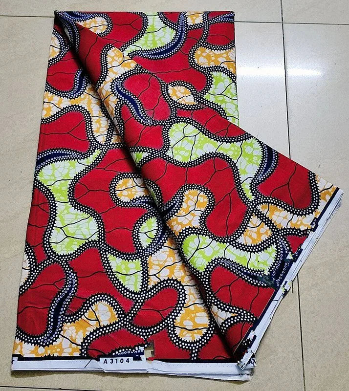 100% Cotton Nigeria Ankara Wax Fabrics Block Prints Batik Dutch High Quality Sewing Cloth 2023 Newest Fashion African Wax Fabric