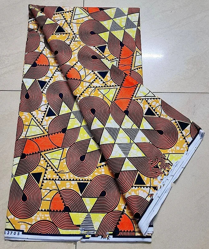 100% Cotton Nigeria Ankara Wax Fabrics Block Prints Batik Dutch High Quality Sewing Cloth 2023 Newest Fashion African Wax Fabric