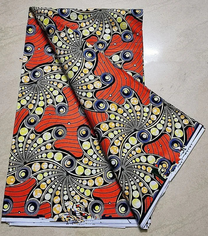 100% Cotton Nigeria Ankara Wax Fabrics Block Prints Batik Dutch High Quality Sewing Cloth 2023 Newest Fashion African Wax Fabric